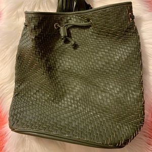 Deux lux olive green bag.  Like new